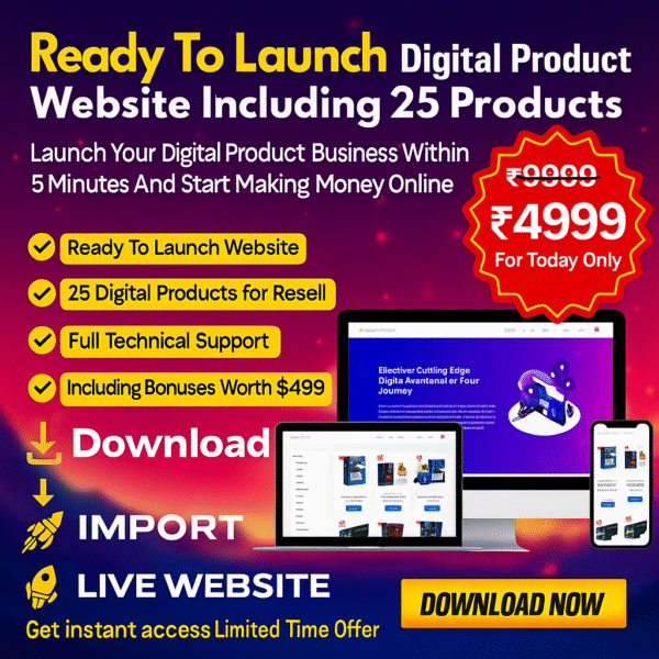 Premium E-Commerce Business Plan – One-Time Investment, Lifetime Earnings!